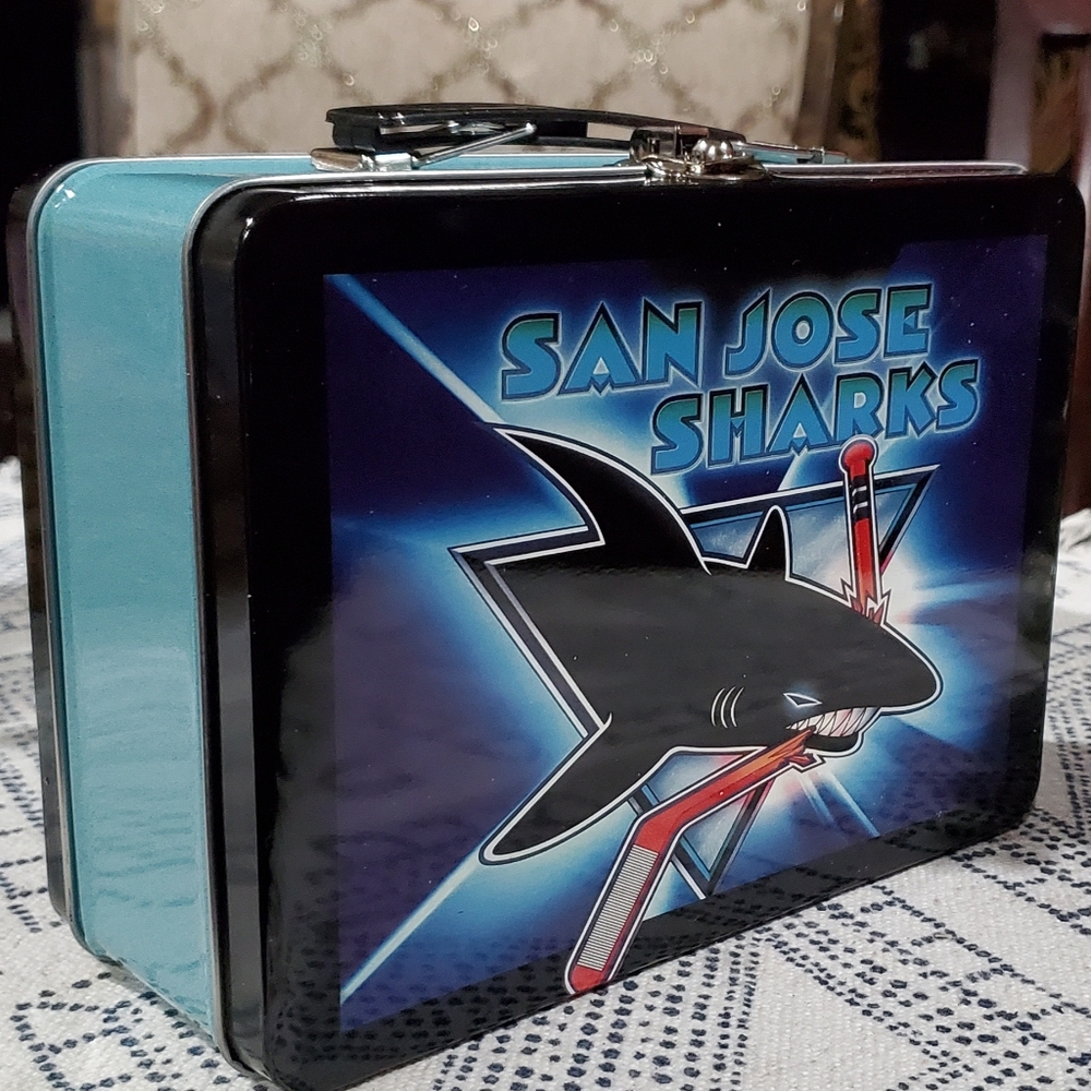Collectible Tin Lunch Box San Jose Sharks
